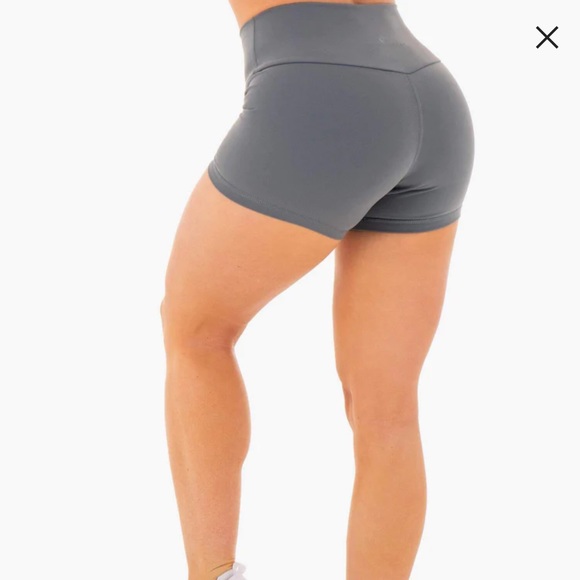 Ryderwear Motion High Waisted Shorts in Charcoal, Size XS - Picture 3 of 10